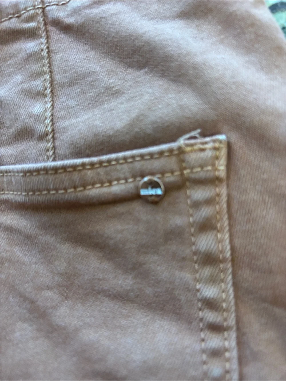 Mica High-Rise Women's Chinos in Warm Rust
